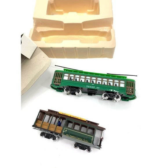 VTG Miniature Classic Streetcars NIB Desire St Powell & Mason Trolly Cable 1042 - Picture 4 of 8